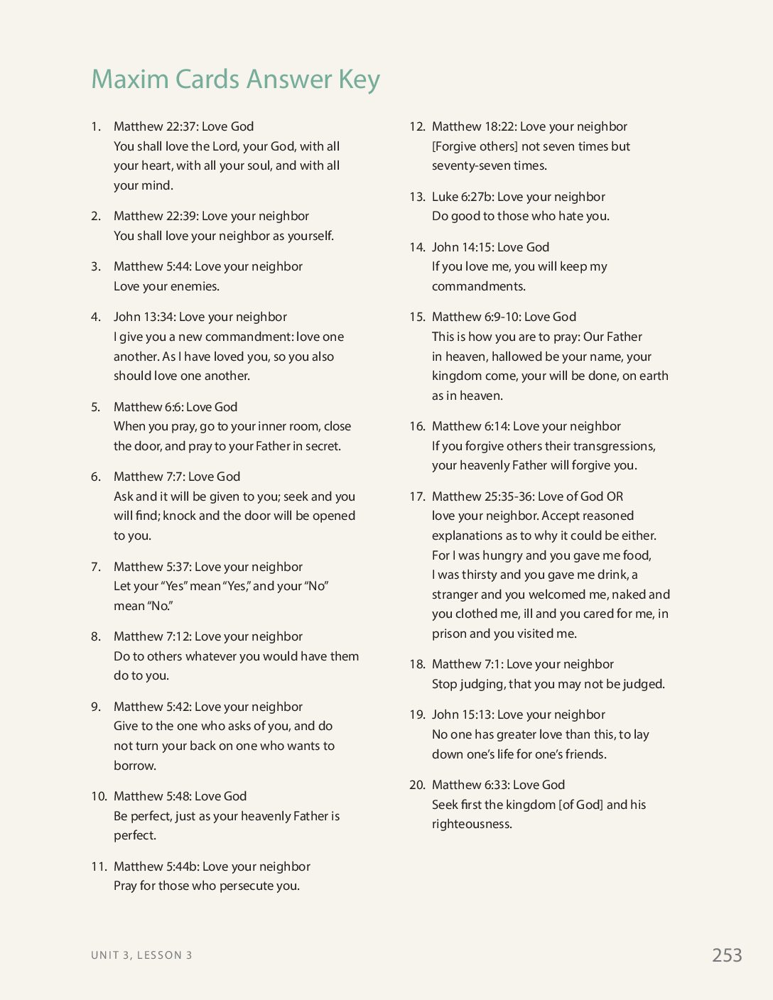 Maxim's Worksheets.pdf Maxim Cards Answer Key | GR1 - Sophia Teachers