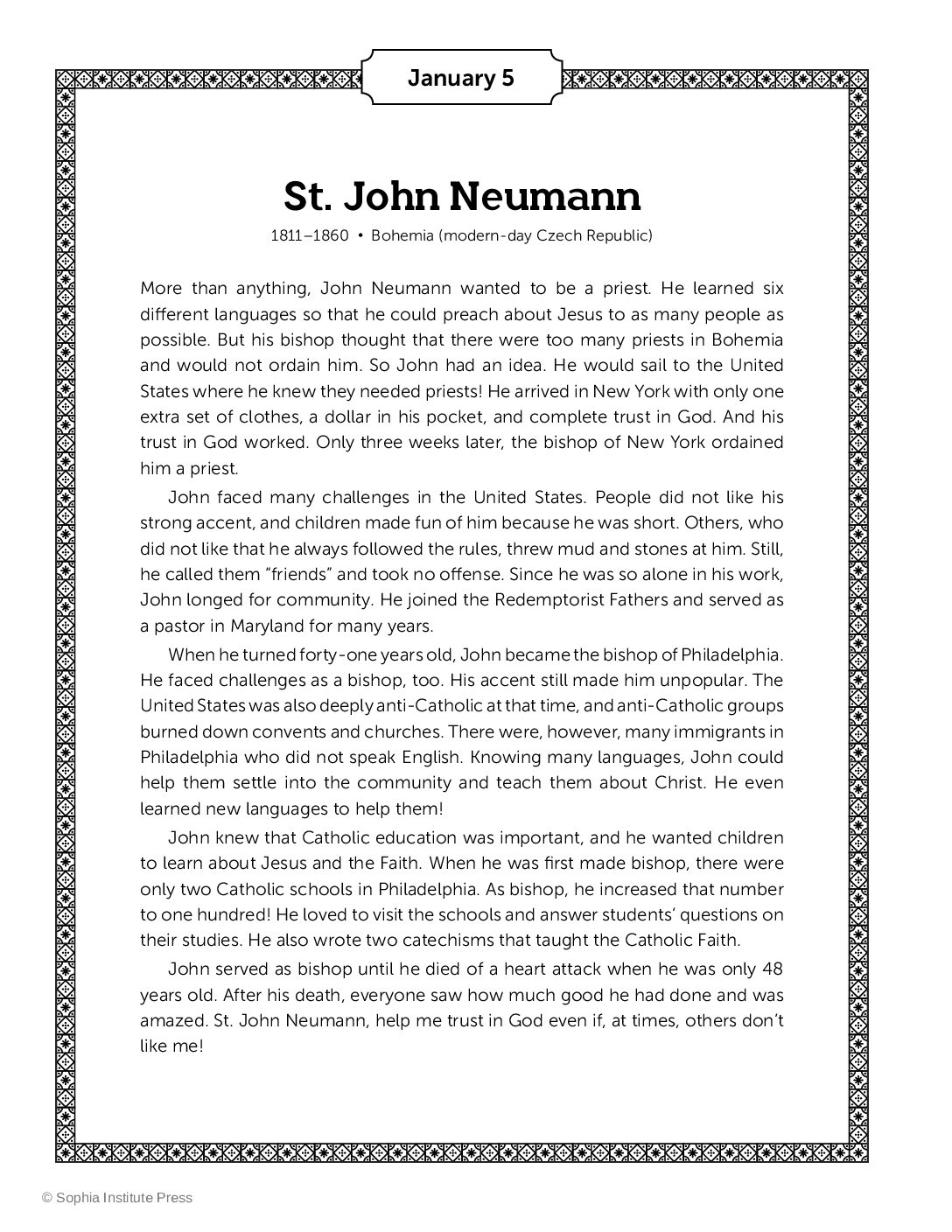 st-john-neumann-bishop-story-and-coloring-page-sophia-teachers